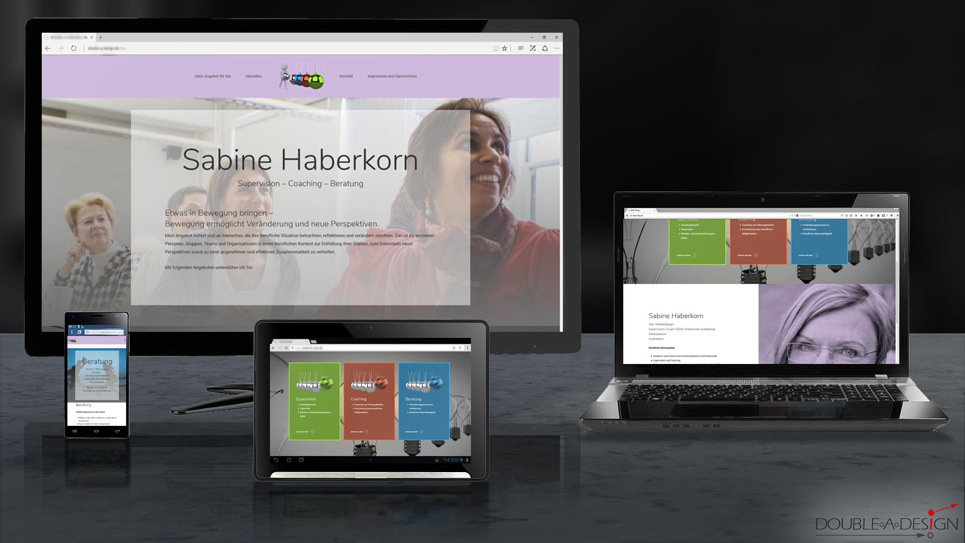 DOUBLE-A-DESIGN | Webseite Haberkorn Supervision